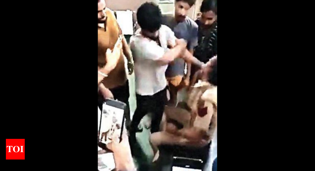 Delhi Police head constable beaten up at police station; lawyer arrested | Delhi News