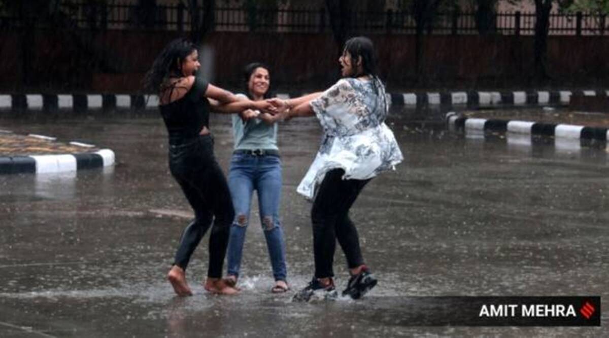 Is the intense spell of rain in Delhi unusual for September?