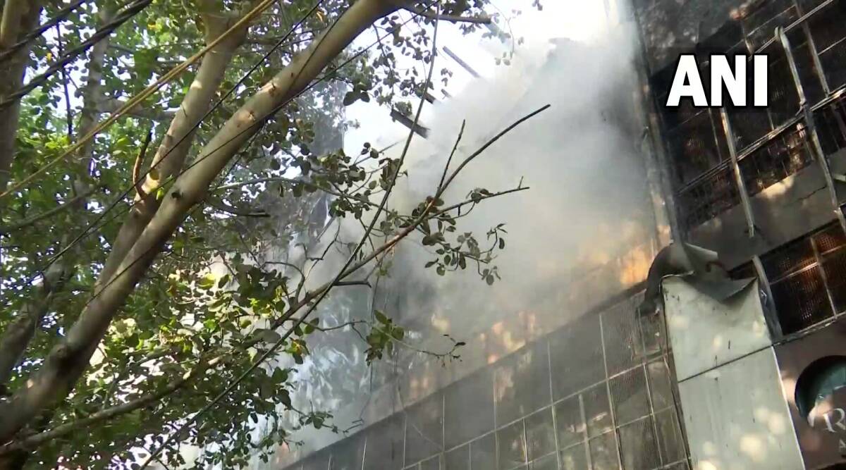 Delhi News Live Updates: Fire breaks out at building near Chandni Chowk metro station