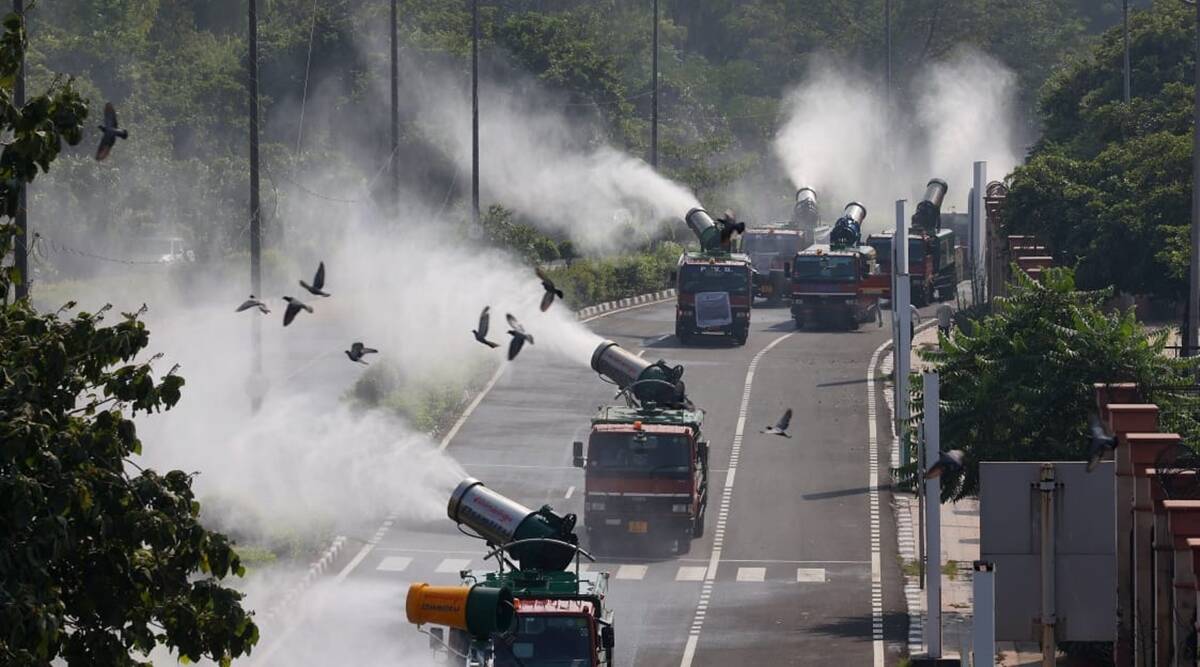 150 anti-smog guns on wheels roll out across Delhi