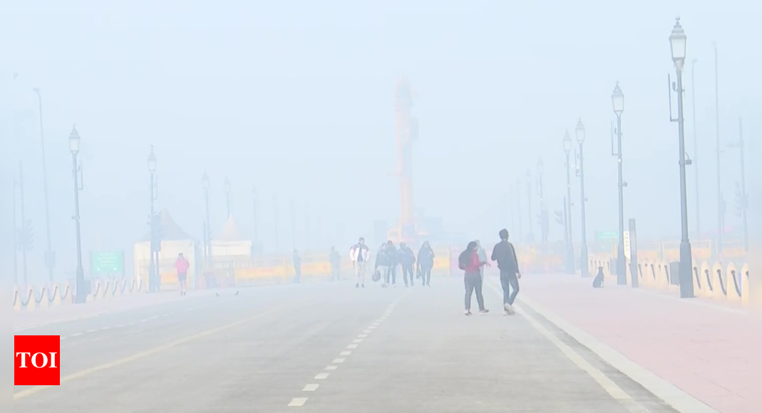 Supergiant fog layer covers north, mercury plummets | Delhi News