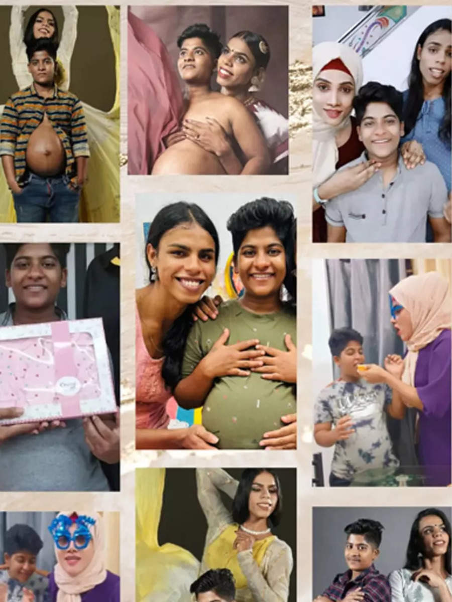 Photos: Kerala 'dad' gets pregnant