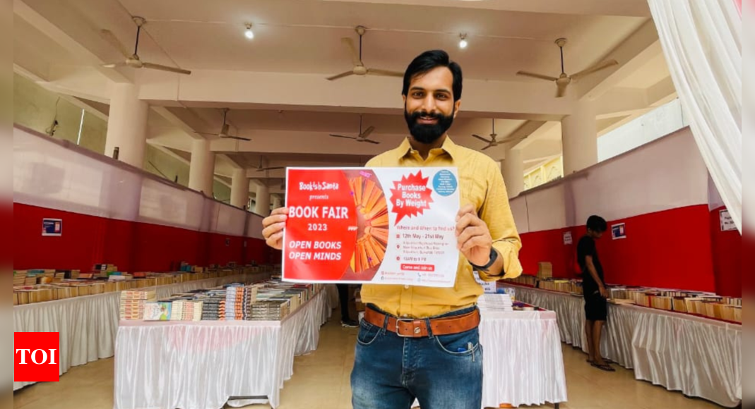 Delhi youth brings by-the-kg book fair to Guwahati | Guwahati News